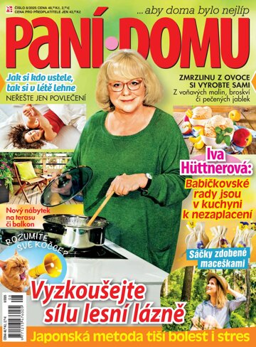 Obálka e-magazínu Paní domu 8/2025