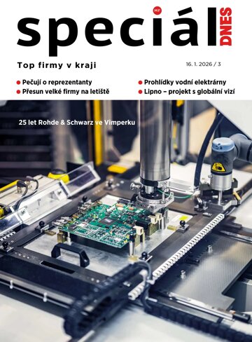 Obálka e-magazínu Magazín DNES SPECIÁL Jižní Čechy - 16.1.2026