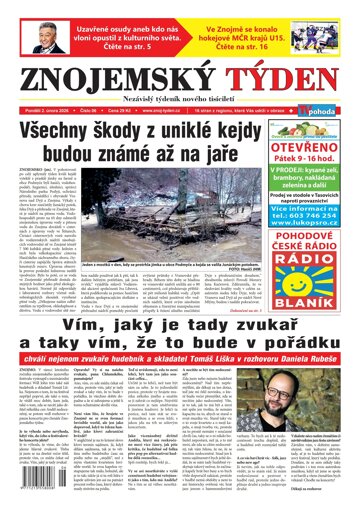 Obálka e-magazínu Znojemský týden 6/2026
