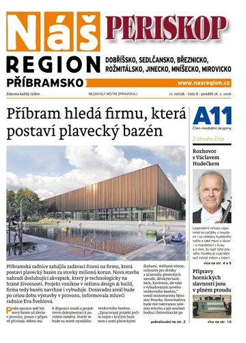 Obálka e-magazínu Náš Region - Příbramsko 8/2026