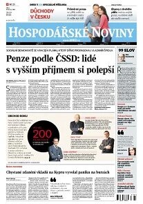 Obálka e-magazínu Hospodářské noviny 055 - 19.3.2013