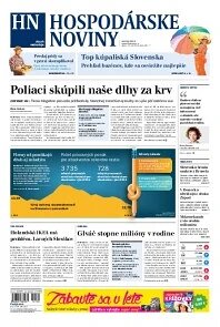 Obálka e-magazínu Hospodárske noviny 22.07.2014