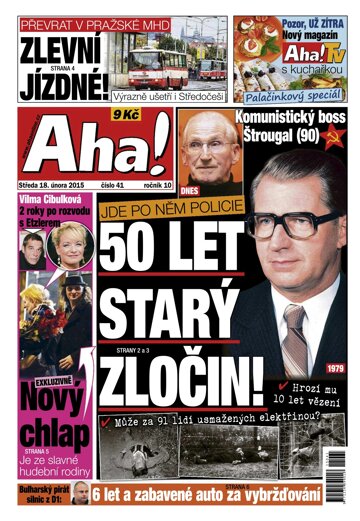 Obálka e-magazínu AHA! 18.2.2015