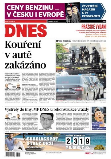 Obálka e-magazínu MF Dnes 31.5.2018