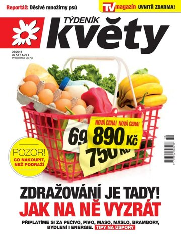 Obálka e-magazínu Týdeník Květy 36/2018
