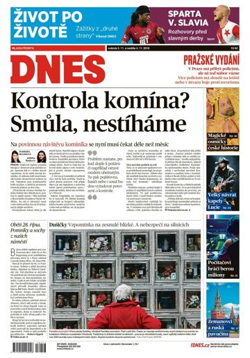 Obálka e-magazínu MF Dnes 3.11.2018