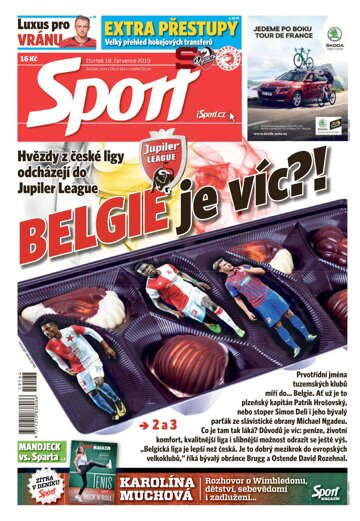 Obálka e-magazínu Sport 18.7.2019