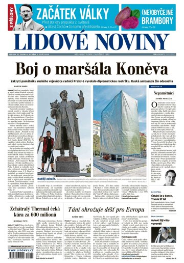 Obálka e-magazínu Lidové noviny 31.8.2019