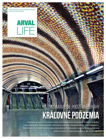 Obálka e-magazínu ARVAL LIFE SK 3/2019