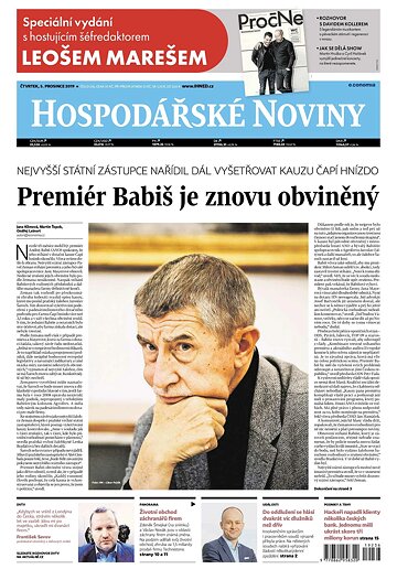 Obálka e-magazínu Hospodářské noviny 236 - 5.12.2019