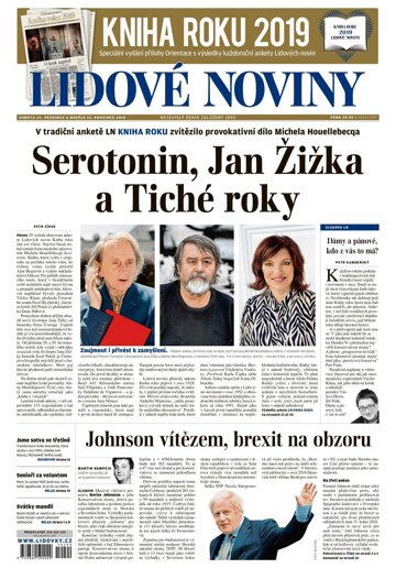 Obálka e-magazínu Lidové noviny 14.12.2019