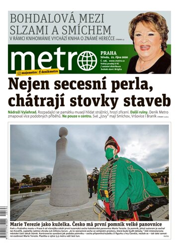 Obálka e-magazínu deník METRO 21.10.2020