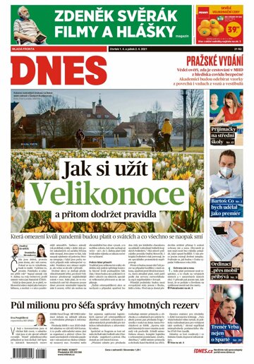Obálka e-magazínu MF Dnes 1.4.2021