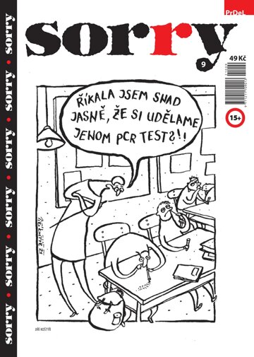 Obálka e-magazínu Sorry 9/2021