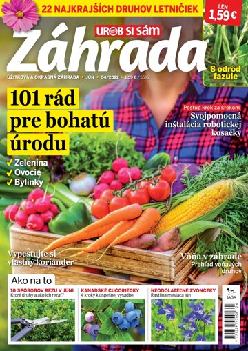 Obálka e-magazínu Záhrada 2022 04