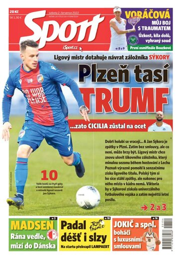 Obálka e-magazínu Sport 2.7.2022