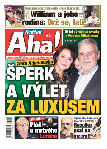 Obálka e-magazínu Nedělní AHA! 7.5.2023