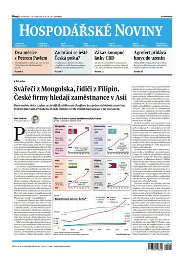 Obálka e-magazínu Hospodářské noviny 088 - 9.5.2023