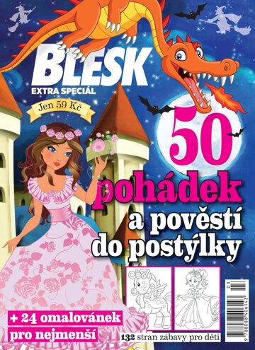 Obálka e-magazínu 50 pohádek a pověstí do postýlky