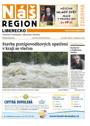 Obálka e-magazínu Náš Region - Liberecko 26/2023