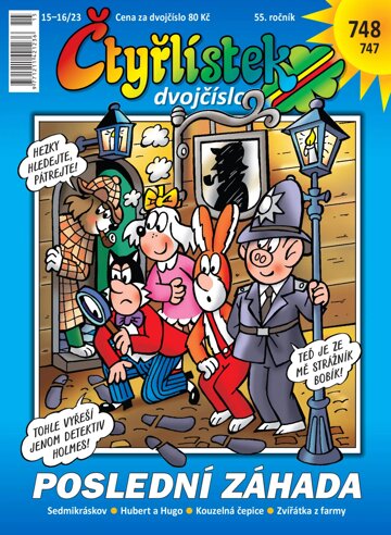 Obálka e-magazínu Čtyřlístek 15-16/2023