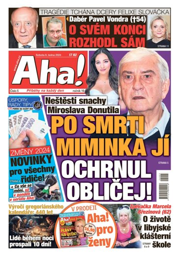 Obálka e-magazínu AHA! 6.1.2024