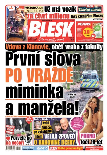 Obálka e-magazínu Blesk 14.2.2024