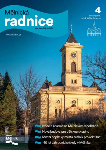 Obálka e-magazínu Mělnická Radnice 4/2025