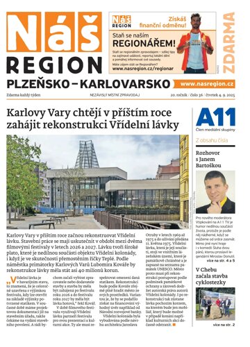 Obálka e-magazínu Náš Region - Plzeňsko 36/2025