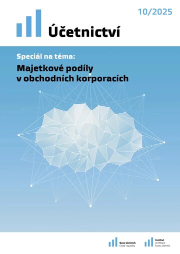Obálka e-magazínu Účetnictví 10/2025
