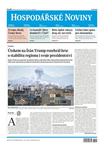 Obálka e-magazínu Hospodářské noviny 042 - 2.3.2026