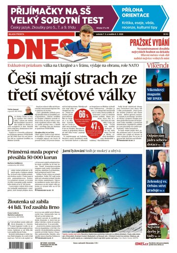 Obálka e-magazínu MF Dnes 7.3.2026