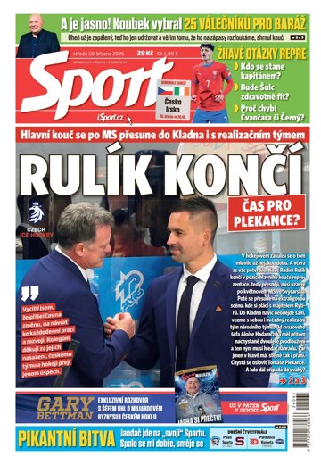 Obálka e-magazínu Sport 18.3.2026