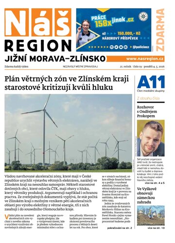 Obálka e-magazínu Náš Region - Jižní Morava/Zlínsko 19/2026