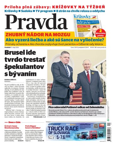 Obálka e-magazínu Pravda 11. 5. 2026