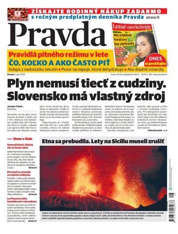 Obálka e-magazínu Pravda 8. 7. 2026