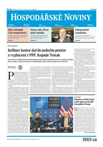 Obálka e-magazínu Hospodářské noviny 130 - 9.7.2026