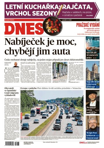 Obálka e-magazínu MF Dnes 3.8.2026