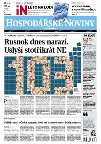 Obálka e-magazínu Hospodářské noviny 152 - 7.8.2013