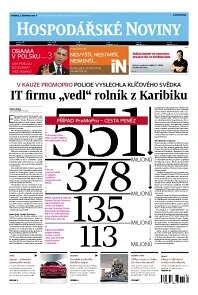 Obálka e-magazínu Hospodářské noviny 107 - 4.6.2014