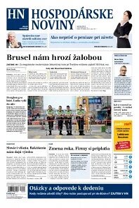 Obálka e-magazínu Hospodárske noviny 29.10.2014