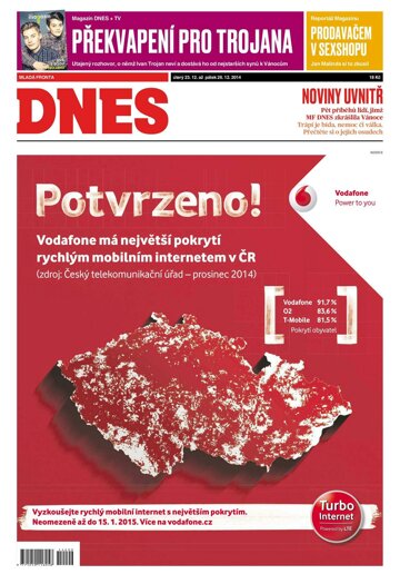 Obálka e-magazínu MD DNES - 23.12.2014