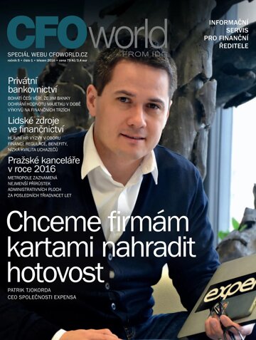 Obálka e-magazínu CFO World 1/2016