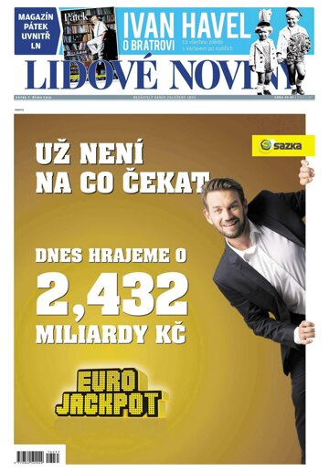 Obálka e-magazínu Lidové noviny 7.10.2016