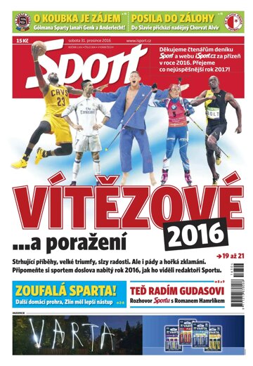 Obálka e-magazínu Sport 31.12.2016