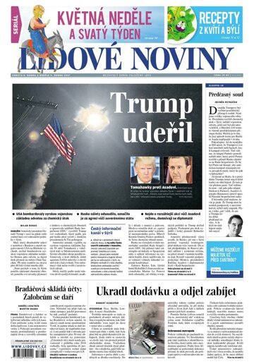 Obálka e-magazínu Lidové noviny 8.4.2017
