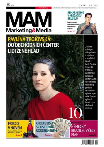 Obálka e-magazínu Marketing & Media 20 - 15.5.2017