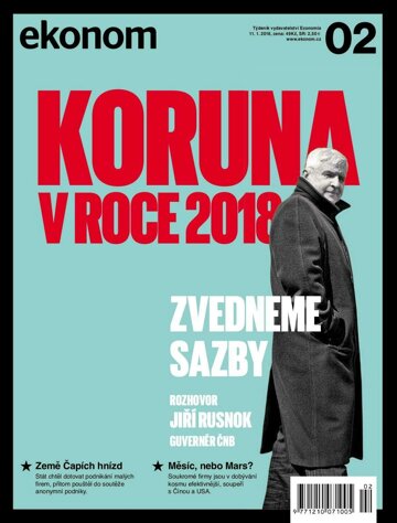 Obálka e-magazínu Ekonom 02 - 11.1.2018