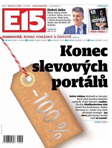 Obálka e-magazínu E15 16.4.2019