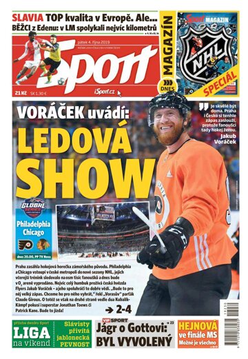 Obálka e-magazínu Sport 4.10.2019